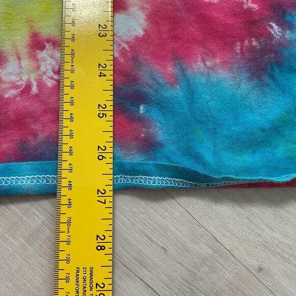 Fruit of the Loom Multicolor Tie Dye Mickey Mouse Adult XL Tee - Picture 4 of 6
